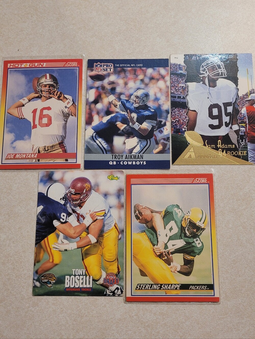 Vintage Sports Card Lot (60+ Cards) – Michael Jordan, Joe Montana, Ken Griffey J